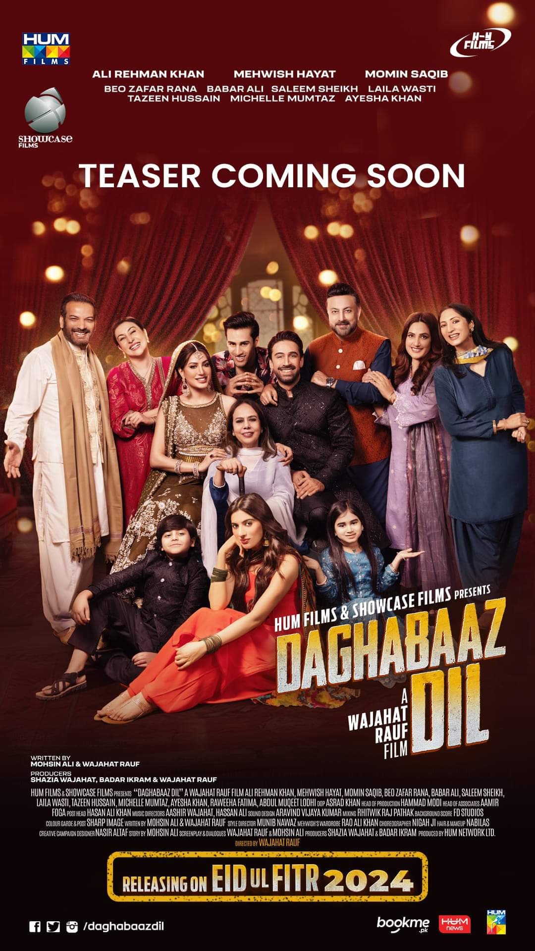 Urdu poster of the movie Daghabaaz Dil