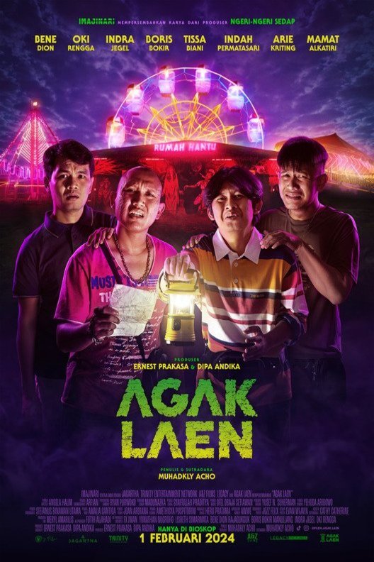 Indonesian poster of the movie Agak Laen