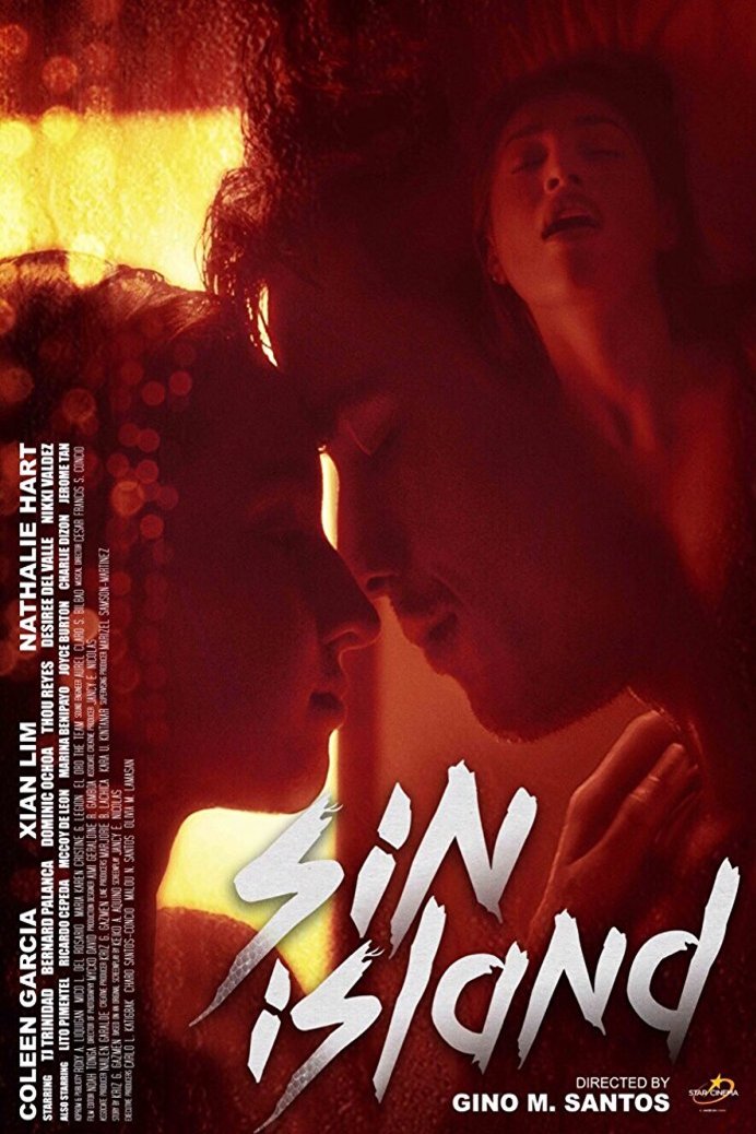 Filipino poster of the movie Sin Island